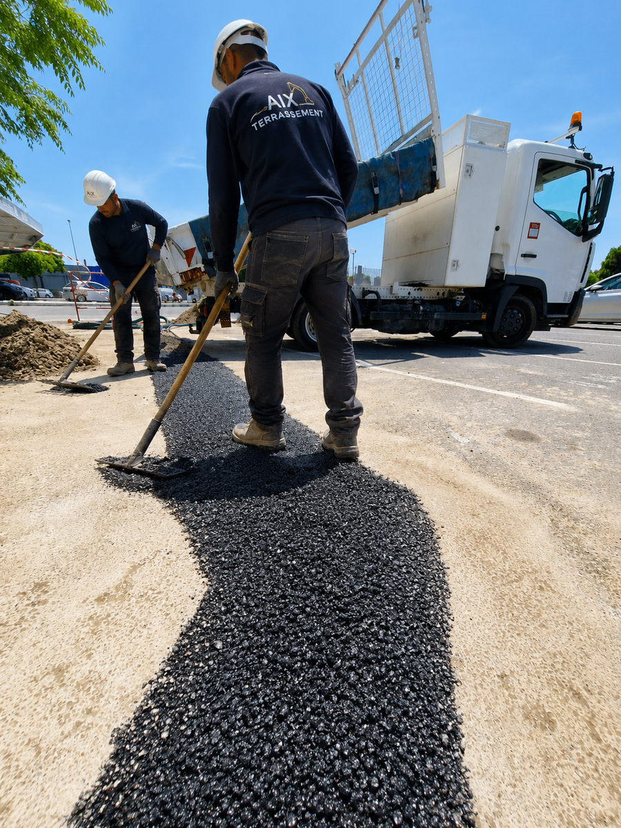 Remise en état d'une voirie après travaux VRD